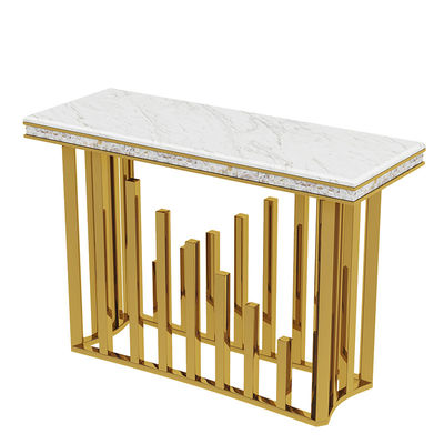 Купить Оптовая продажа столов консоли из нержавеющей стали с высококачественными мраморными вершинами online manufacture