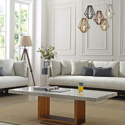 Купить Большой квадратный мраморный кофейный стол длина 1,3 м для КТВ / квартиры online manufacture