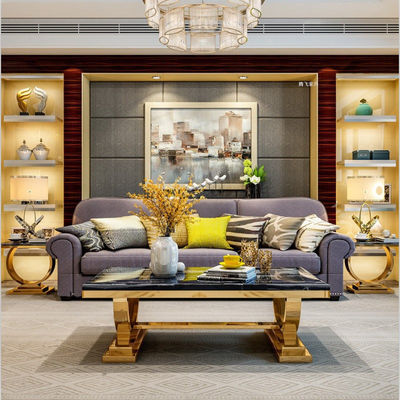 Купить Высота 0,45м квадратный мраморный кофейный стол с ногами из нержавеющей стали online manufacture