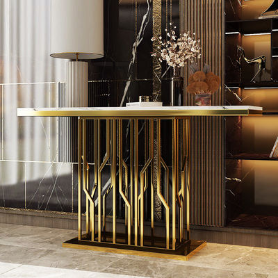 Купить 120 см длины мраморный узкий вход консоль стол с глянцевой отделкой online manufacture