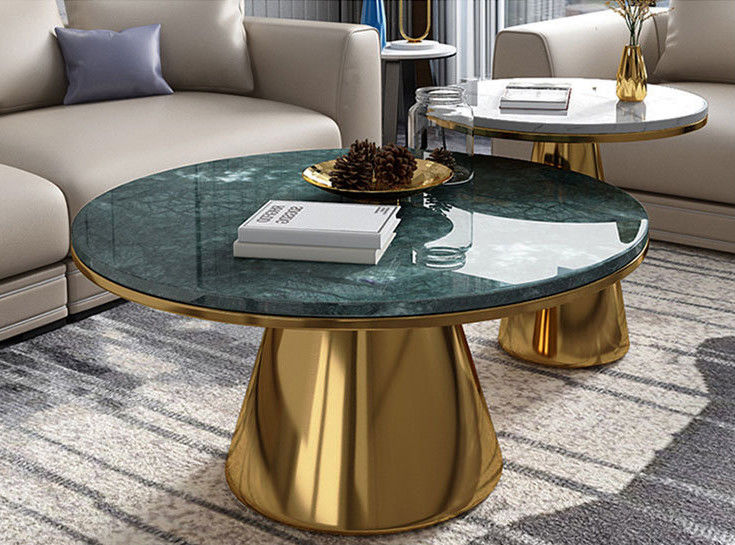 SEDIA Сделано из мрамора Кофейный стол Круг без кладовки для гостиных